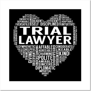 Trial Lawyer Heart Posters and Art
